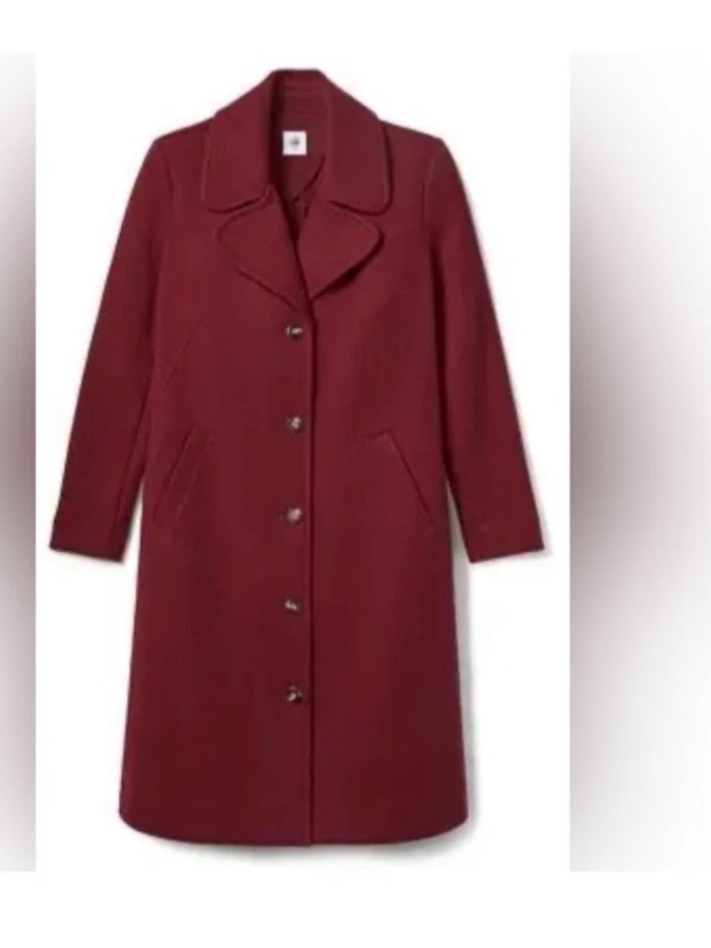 Cabi Coming In Hot Burgundy Topper size small EUC